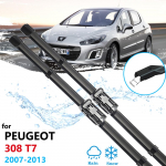 Auto klaasipuhasti harjad Peugeot 308 308SW 308CC MK1 T7 2007~2013 Esiklaasi harjad tarvikud 2tk 2008 2009 2010 2011
