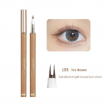 &Uuml;li&otilde;huke 2 kahvli otsaga vedel silmapliiats Alumise ripsmepliiatsiga meik Quick Dry Smooth Eye Liner 2 punktiga kulmude t&auml;toveeringu pliiats, kosmeetiline 103#