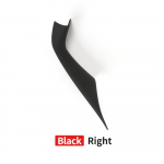 Car styling Interior Door Handle Cover Trim Door Bowl Stickers decoration For BMW 5 series G30 Carbon fiber auto Black Left