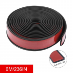 SEAMETAL auto ratta poritiiba kaitsekleebis Auto rattarehvide kriimustusvastane kulmude kummist &auml;&auml;ris universaalne 1,5 m/6 m auto ratta servade kaitsekleebis 6M*4.5cm