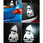 Beebi pardal Baby Baby Baby kleebis pardaautode h&auml;&auml;lestamise kleebis Wt