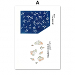 Katsushika Hokusai Kanagawa Great Wave plakatid Vintage Jaapani seinakunstitr&uuml;kk L&otilde;uendimaalid Dekoorpildid elutuppa A4 21X30cm No Framed