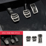 Roostevabast terasest auto pedaalikatted Pedaalikatted Ford Focus 2 3 4 MK2 MK3 MK4 RS ST 2005- Kuga Escape jaoks 3Pcs MT