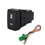 1PC BSM DRL LED Heating Rearview Parking radar power supply Steering Sheel Switch Button For Honda Fit audio