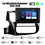 8-tolline Android-autoraadio multimeediumivideopleier Mitsubishi Outlanderi 2012-2018 jaoks koos nupunupuga Carplay WiFi BT 2 Din 2+32GB 2+32GB