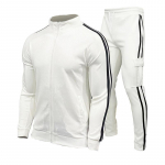 S&uuml;gistalvine spordidress Meeste T&otilde;mblukuga UP Valge Must Sinine 2-osalised komplektid Meeste Komplektid &Uuml;likond Meeste Fliis Sport-Hoodie Dressip&uuml;ksid Kaheosalised komplektid L