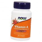 A-vitamiin, A-vitamiin 10000, Now Foods 100 geelikapslit (36128043) 100softgels