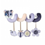 Spiraalne aktiivsusm&auml;nguasi, beebi spiraalvoodi jalutusk&auml;ru m&auml;nguasi Mugav vankri v&otilde;revoodi pl&uuml;&uuml;si poistele T&uuml;drukutele V&auml;rvilised spiraalselt rippuvad m&auml;nguasjad turvatoolile 50x30cm hall