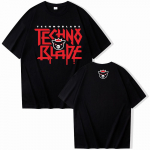 Technoblade 2D tr&uuml;kitud T-s&auml;rk Dream Smp T-s&auml;rk Topid Tees Camiseta Camiseta L must