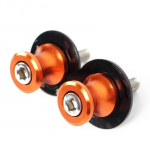 2 x Kawasaki Logo M10 Mootorratta &otilde;&otilde;tshoova liugurid Poolid Kokkup&otilde;rkevastane kaitse ZX6R ZX7R ZX9R ZX10R ZX12R ZX14R jne jaoks. oranž