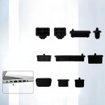 Arvuti s&uuml;learvuti pistikud Silikoonist tolmuvastane kork USB, HDMI, RJ45, k&otilde;rvaklappide pordi jaoks, VGA tolmukindel kork