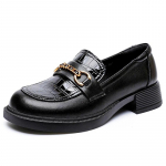 Loafers naiste kingad Briti stiilis naiste kingad Slip on suured naiste kingad 35