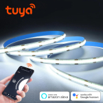 Suure intensiivsusega COB LED-riba Tuya Smart Life Wifi App Control Paindlik taustvalgustusega lamplint T&ouml;&ouml; Alexa, Google Home'iga 1M valge