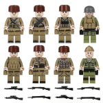 Yogo Block minifiguurid s&otilde;jaline seeria, II maailmas&otilde;da &ndash; Saksa armee
