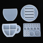 Kohvitass Coaster Mold Hoiuhoidik Kandik Tassi Mat Vaigu Epoks&uuml; valuvorm