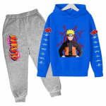 Naruto Hoodie Laste riided Poiste Pusad Avatar Kakashi Harajuku Lahtised dressipluusid Top S&uuml;gise kevade O kaelaga Pulloveri komplektid 150