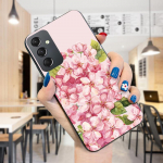 V&auml;rvitud mustriga telefoni&uuml;mbris P&otilde;rutuskindel pehmest silikoonist TPU kaitsev telefoni&uuml;mbris Samsungi kaanele Samsung A01