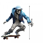 Auto akr&uuml;&uuml;lskelett kujukesed, ornament tahavaatepeegel rippuv kiige ripats skelett mudel autodekoor Halloweeni auto ripats A