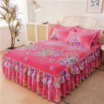 3 TK/1 komplekt Voodipesukomplekt Voodi seelik 2 tk padjap&uuml;&uuml;ridega Voodikate Madratsi katte printimine Voodikatte 180x200cm 3PCS/1 Set