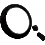 3 tk/komplekt praktiline rool Pehme suurendatud rattakate Lihtne k&auml;epide koheva pehme rooliratta paigaldamiseks