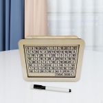 Puidust rahakast k&auml;sitsi valmistatud hoiup&otilde;rsas markeriga, lett poistele, t&uuml;drukutele, arenevatele t&auml;iskasvanutele