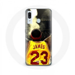 Coque pour Samsung Galaxy A30 Lebron James Joueur de Basketball