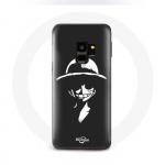 &Uuml;mbris Samsung Galaxy S9 plus One piece Manga Luffy Art jaoks