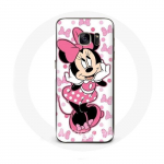 &Uuml;mbris Samsung Galaxy S6 Minnie Mouse jaoks Cute Cartoon Pink