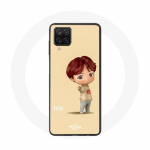 &Uuml;mbris Samsung Galaxy A12 BTS TinyTAN Animation Suga jaoks