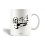 Mug en C&eacute;ramique Shawn Dickinson Noir Blanc Cartoon