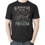Blackhawk Black Hawk Uh 60 Aircraft Helicopter Military Usa tee Unisex T-s&auml;rk S