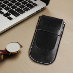 &Uuml;he kella&uuml;mbrise kott, mehaaniline karp, elegantne rull-hoiukott meestele, must