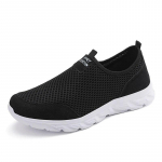 Meeste kingad suvised hingavad v&otilde;rgust pehmed kerged k&otilde;ndimisjalatsid vabaaja reisijalatsid Meeste jalan&otilde;ud, slip-on tossud, suur suurus 39-46 46(28.7CM) must/valge