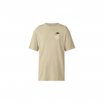 Nike &Uuml;legabariidiline Kootud Retro Karikakra Prindiga L&uuml;hikeste Varrukatega T-s&auml;rk Meeste Topid Terrakota DM6334-113 XL