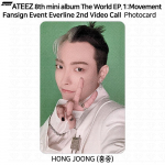 ATEEZ 8. minialbum The World EP.1 Movement Fan Sign S&uuml;ndmuse fotokaart EL WW MS Hongjoong - Everline A