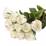 12 tk Kunstliku k&auml;sit&ouml;&ouml;na valmistatud pulmade roosilillede kodukaunistused, s&otilde;brap&auml;eva kingitus &scaron;ampanjav&auml;rvi