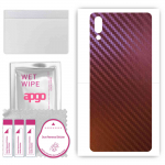 apgo skin sticker film foil vinyl for the BACK compatible with Sony Xperia L3, scratch-resistant, easy to install - Carbon Chameleon CAKA5