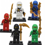 Film Action Mini figuurid relva ja alusega ehitusklotsid Mudel Lastep&auml;evakingitus poistele Lapsed Lapsed No Box