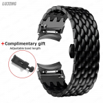 L&uuml;nkadeta kiirkinnitusega rihm Samsung Galaxy Watch 6 Classic 43mm 47mm 40 44mm 5Pro 45mm 4Classic 42mm 46mm roostevabast terasest rihm Galaxy watch4 40 kuld
