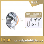 H3/H4 lambipirn spetsiaalne lambipesa metallist sile kontsentreerimistass alumiiniumsulamist teravustamislambi hoidik ksenoonlamp 15cm non adjustable