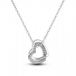 925 h&otilde;bedast &uuml;mmargune kaelakee naistele ketil&uuml;li armastuse s&uuml;dame ripats kaelakeed AAA tsirkoonist aastap&auml;eva peened ehted SEN017