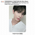 TXT minisood 3: HOMME Kallis Muusa 3. Videok&otilde;ne F&auml;nnis&uuml;ndmuse Fotokaart Taehyun