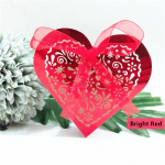 10 tk. S&uuml;damekujuline ažuurne mustriga kinkekarp S&uuml;nnip&auml;evapeo kaunistus S&uuml;ndmuse peotarbed kommikarp 5Z 9.2cmx2.5cmx9.5cm