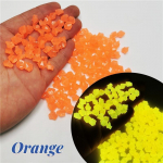 50/100/200 tk Aiakaunistus Kivi helendav kivi pimedas helendav Dekoratiivne veeris &otilde;ues akvaariumi kaunistus 8*10mm 50PCS oranž