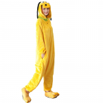 Halloweeni Cosplay Kost&uuml;&uuml;m T&auml;iskasvanutele Koer Kigurumi &Uuml;hes t&uuml;kis Pidžaama Multikakost&uuml;&uuml;m Kogu keha riided S kollane