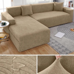 Paks žakaarmustriline diivanikate elutuppa Elastne paks veekindel diivanikate 1/2/3/4 kohaline L-kujuline nurgadiivanikate 1 SEAT (90-140CM)