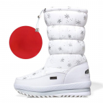 Naiste talvesaapad fliisiga libisemiskindlad soojad keskmise toruga paksud vabaaja puuvillased saapad libisemiskindlad suured naiste puuvillased kingad 38 elevandiluuvalge