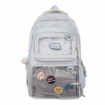 Suure Mahutavusega Seljakott Naiste Kolledži Stiilis Seljakott &Otilde;pilase Koolikott &Uuml;hev&auml;rviline &Otilde;lakott Backpack sinine