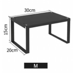 K&ouml;&ouml;giriiul Multifunktsionaalne kapp Kihiline n&otilde;u Maitseainepudel Viimistlus S&auml;ilitusrest K&ouml;&ouml;gin&otilde;ud N&otilde;udepott Korraldaja M must