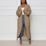 Naiste mood vabaaja kardigan Crum Cave &uuml;hev&auml;rviline kootud kampsun M must